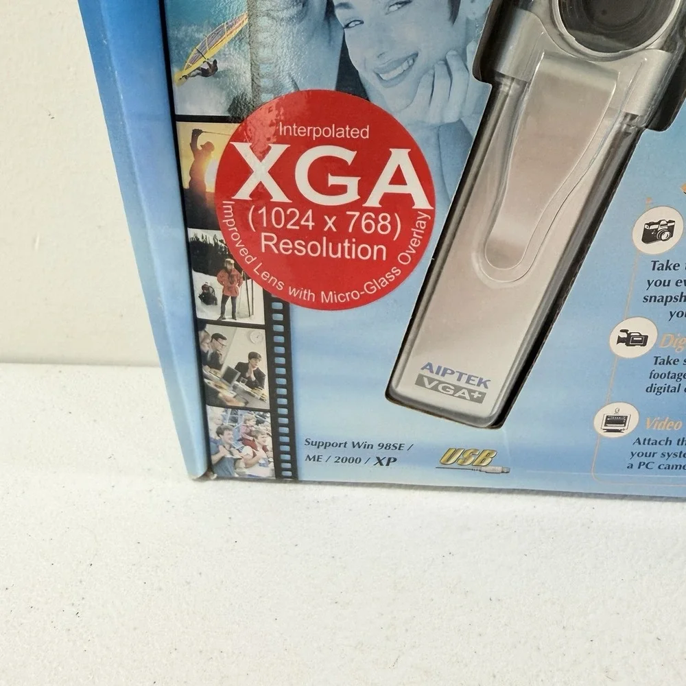 Vintage Aiptek VGA Pencam Camera Recorder 3-in-1 NEW SEALED